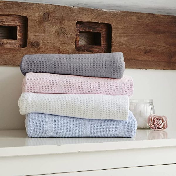 Warm & Cosy Cellular Baby Blanket | 100% Extra Soft Breathable